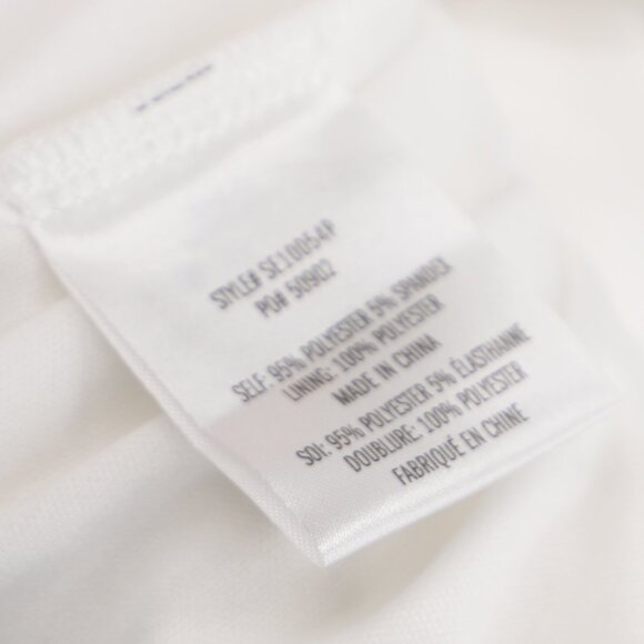 NWT EVA FRANCO ANTHROPOLOGIE Sheer Sequined Blouse White Size XLp - Picture 10 of 10